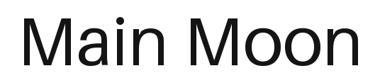 Main Moon